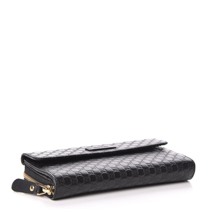 Gucci Soft Microguccissima Continental Zip Wallet Black 5 of 9