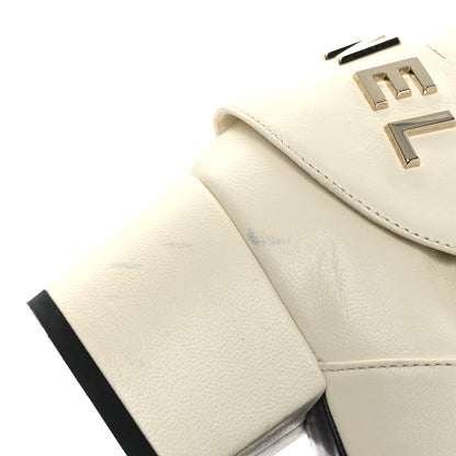 Chanel Lambskin Velvet Cap Toe Short Ankle Boots 37.5 White 12 of 15