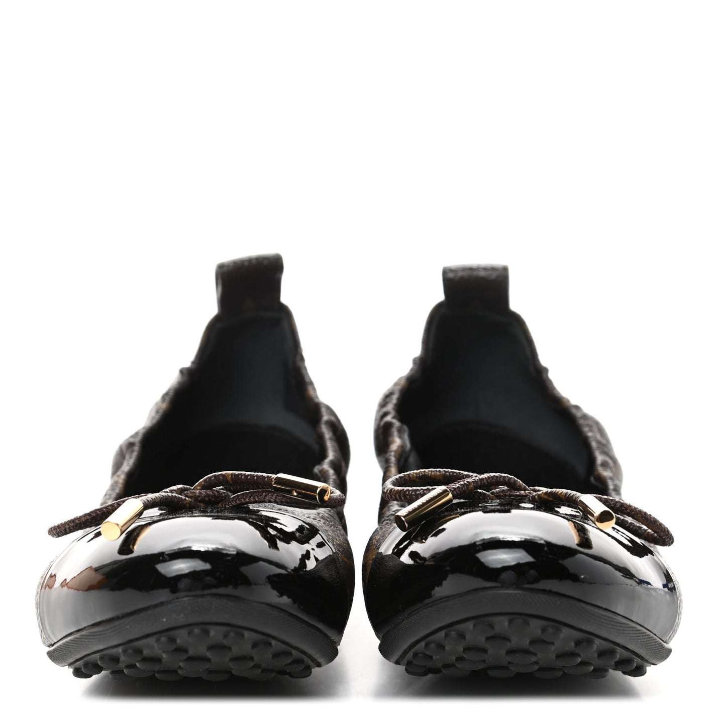 Monogram Flirty Ballerina Flats 36 Black