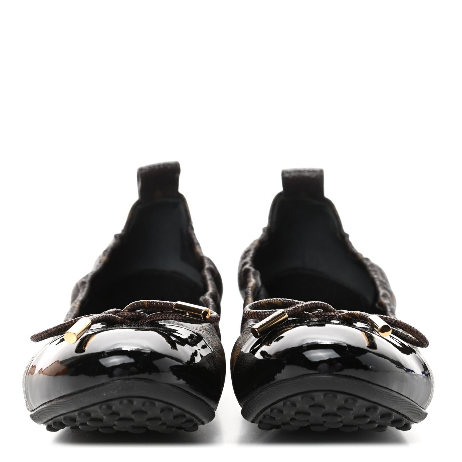 Louis Vuitton Monogram Flirty Ballerina Flats 36 Black 2 of 5