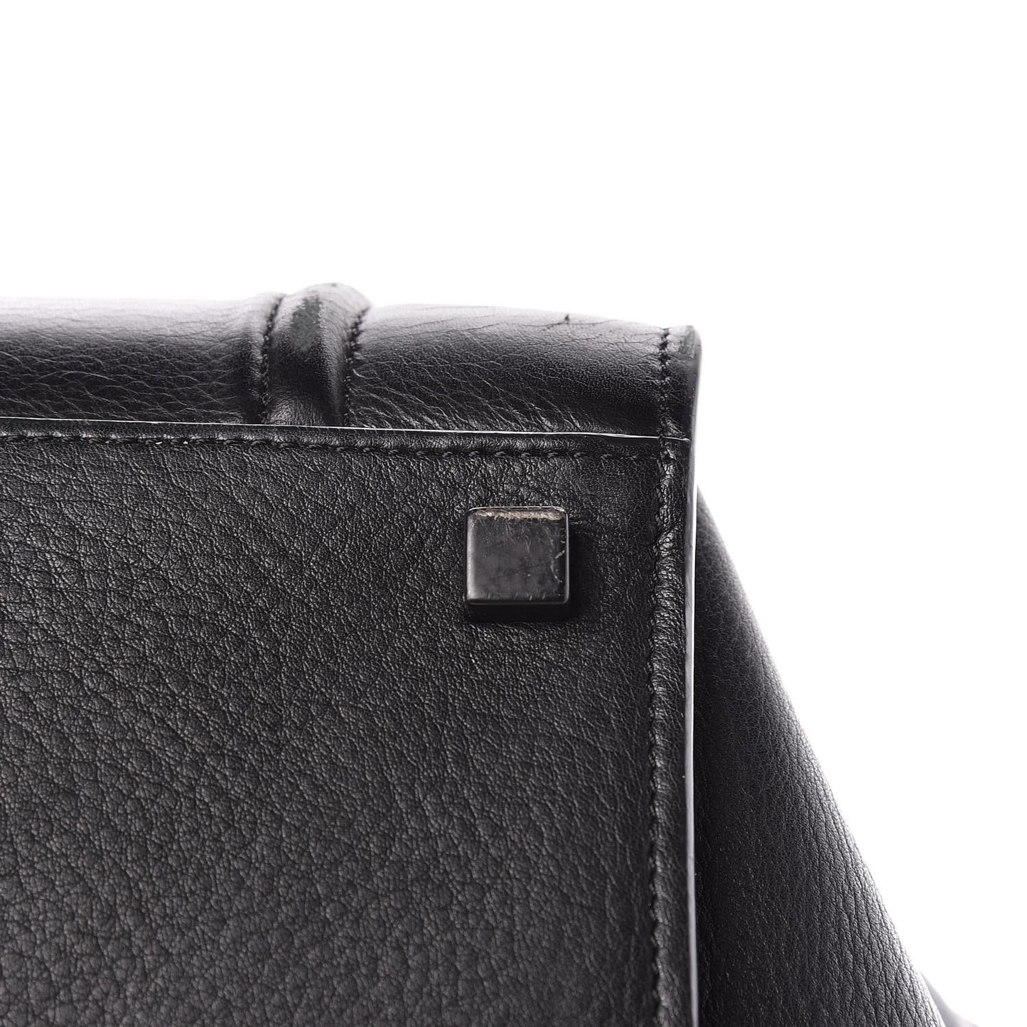 Supple Calfskin Medium Phantom Luggage Black