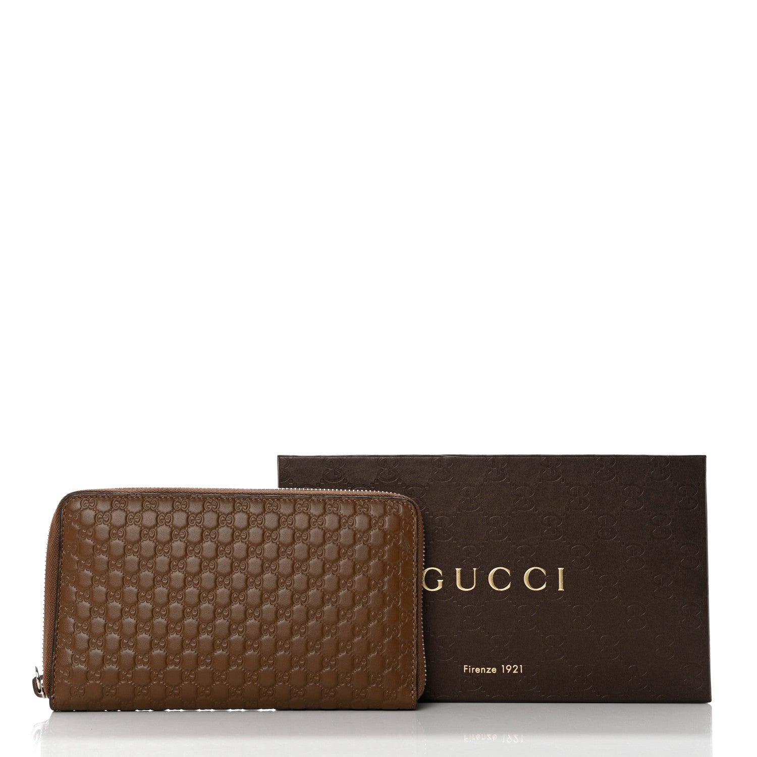 Gucci Microguccissima Large Zip Around Organizer Wallet Acero 8 of 8