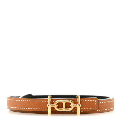 Hermes Swift Epsom 13mm Ancre Belt 75 30 Black Gold 1 of 6