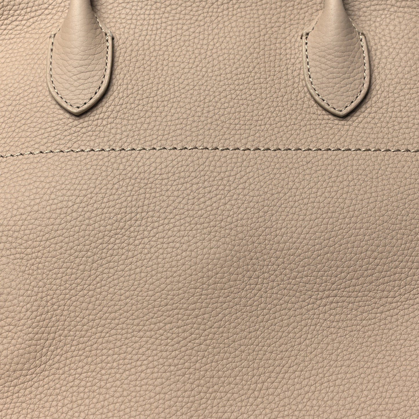 Matte Grained Calfskin Soft Margaux 15 Dark Taupe