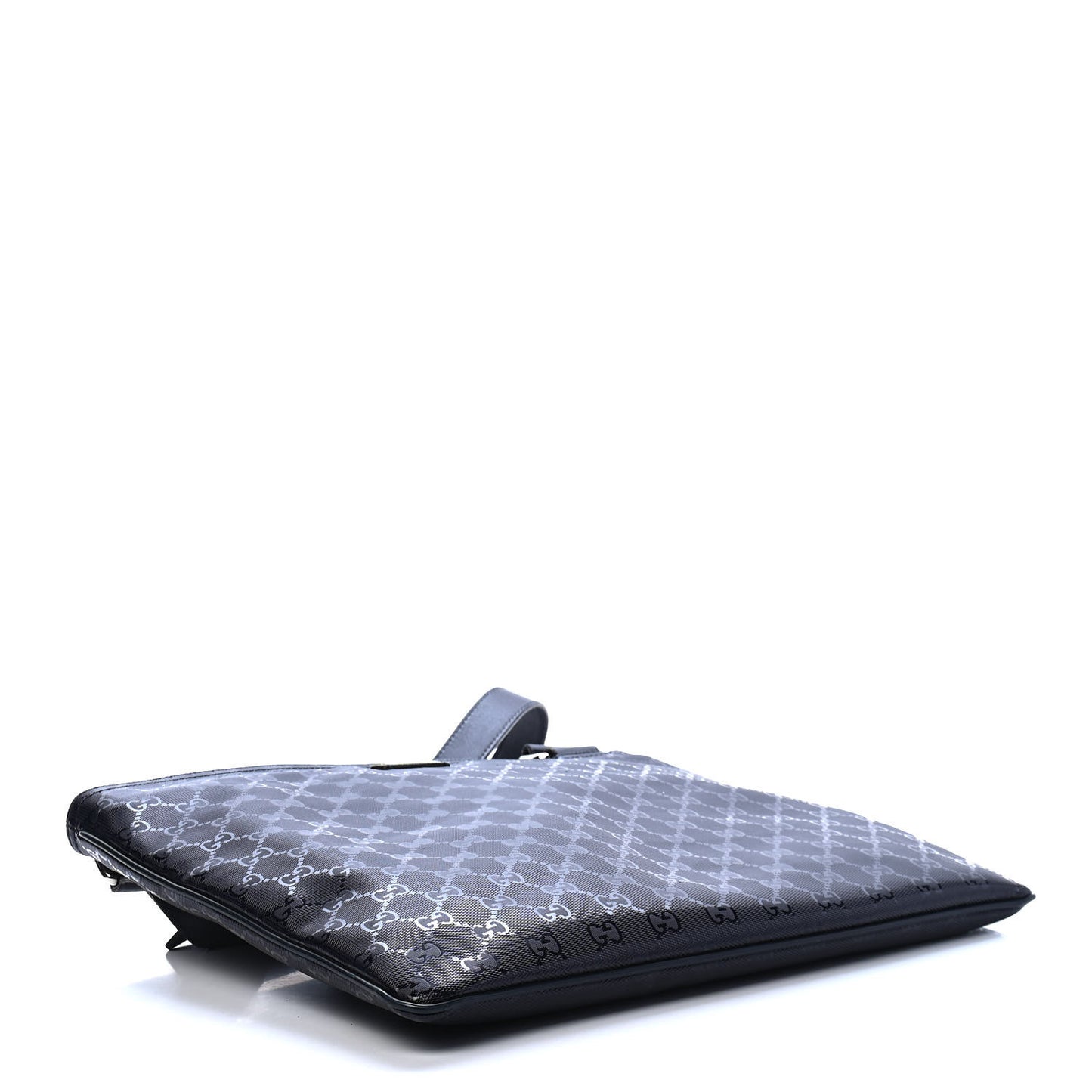 Imprime Monogram Medium Flat Messenger Bag Navy