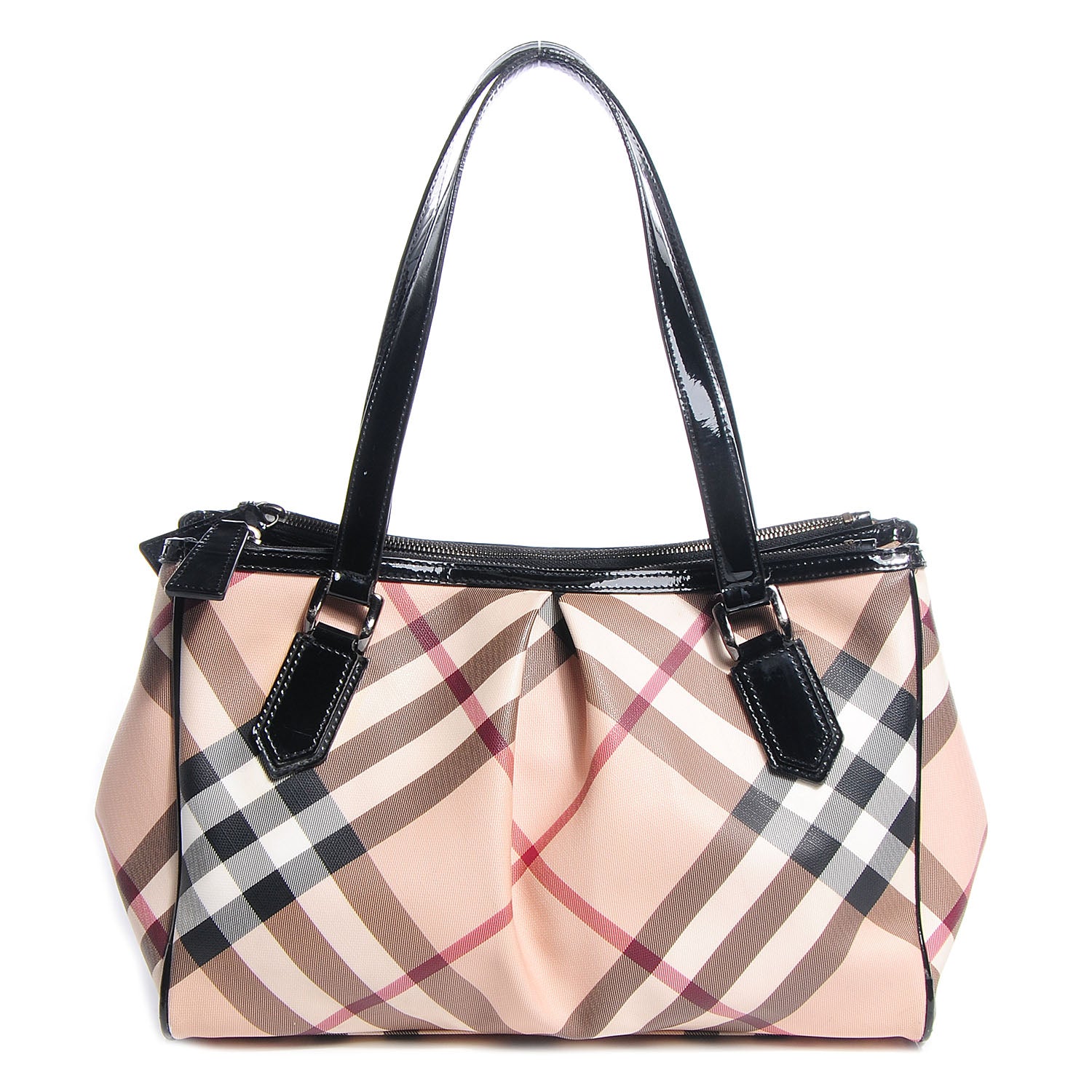 Burberry Nova Check Medium Melbury Tote Black 1 of 9