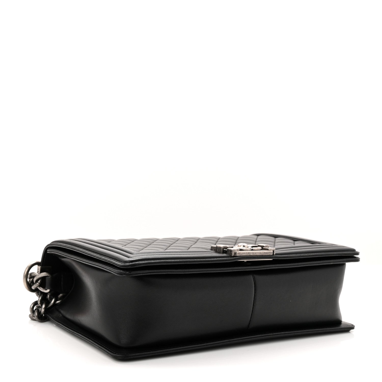 Chanel Lambskin Quilted New Medium Boy Flap Black 4 of 10