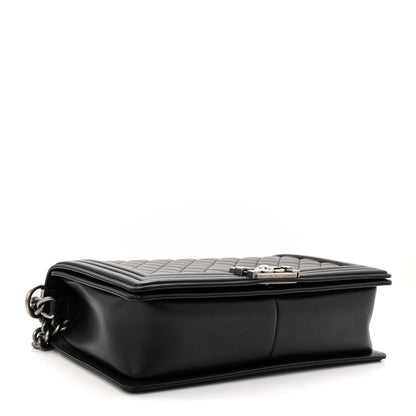 Chanel Lambskin Quilted New Medium Boy Flap Black 4 of 10