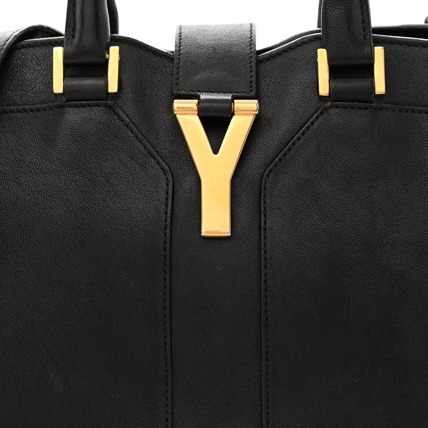 Calfskin Small Classic Y Cabas Black