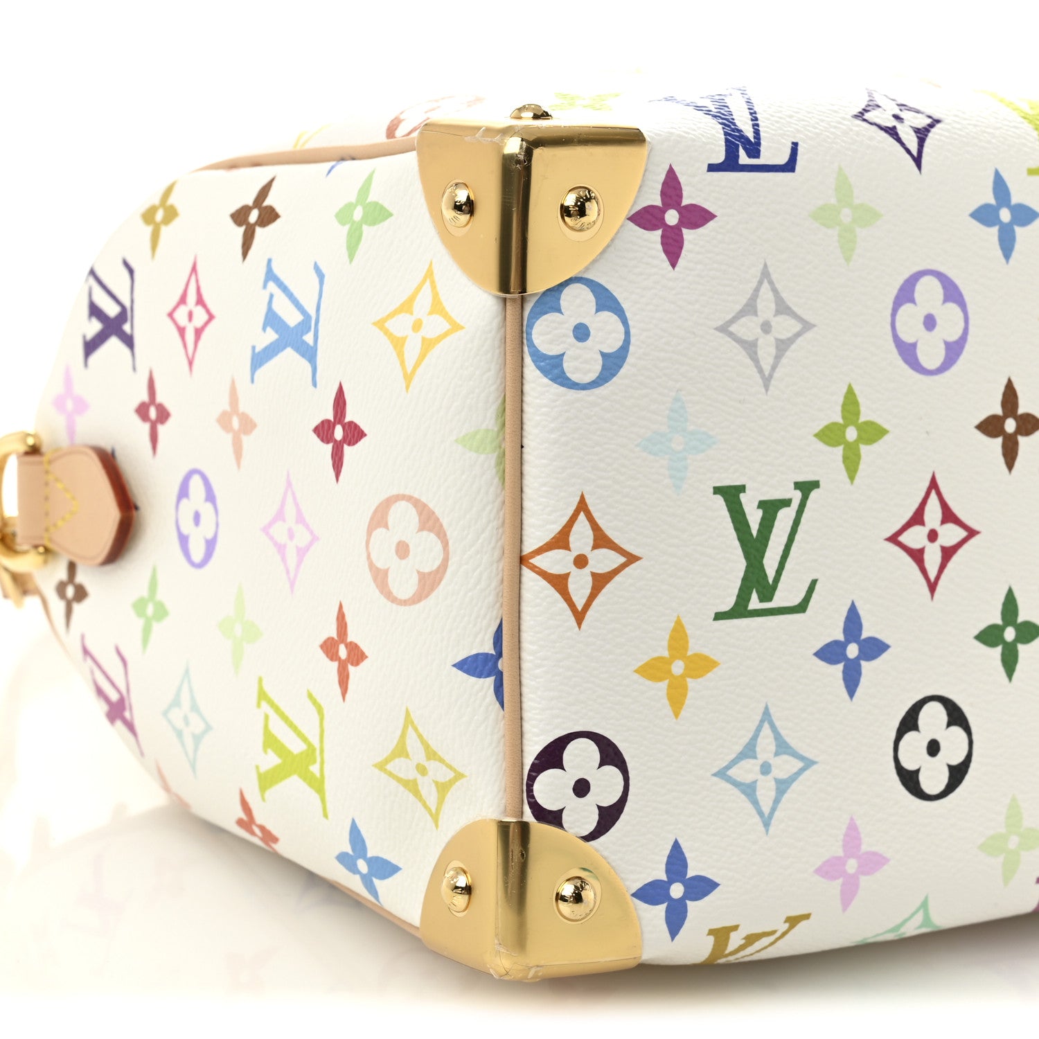 Louis Vuitton LV X TM Monogram Multicolor Speedy Bandouliere 25 White 8 of 9