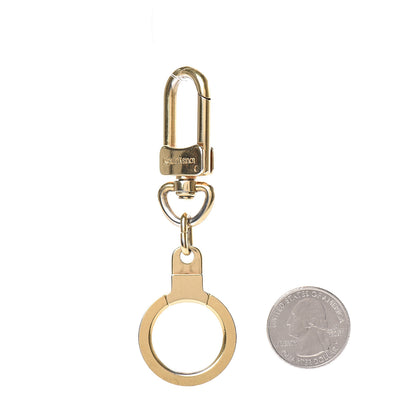 Louis Vuitton Pochette Extender Key Ring Gold 2 of 3