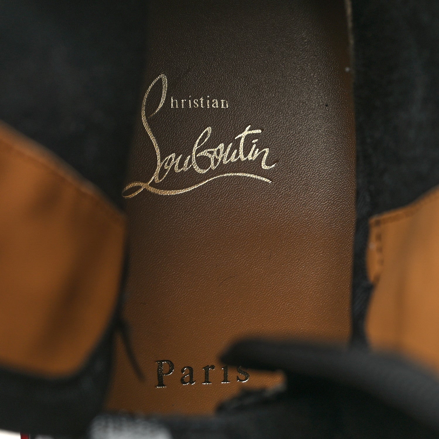 Christian Louboutin Canvas Calfskin Panaroot Dune Flat Boots 41 Black 8 of 9