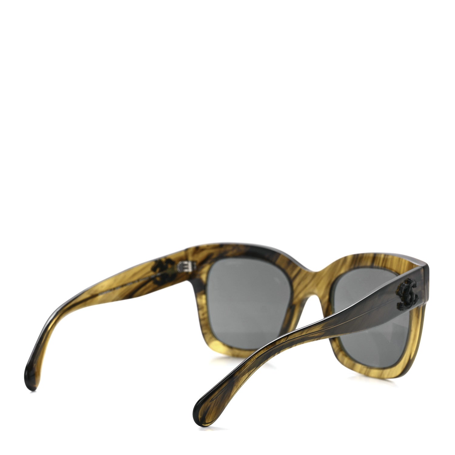 Chanel Acetate CC Fall Square Sunglasses 5357 Yellow 4 of 8