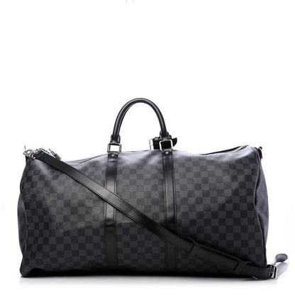 Louis Vuitton Damier Graphite Keepall Bandouliere 55 1 of 10