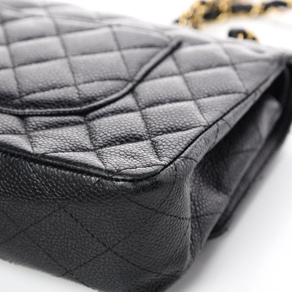 Chanel Caviar Quilted Medium Double Flap Black 11 of 15