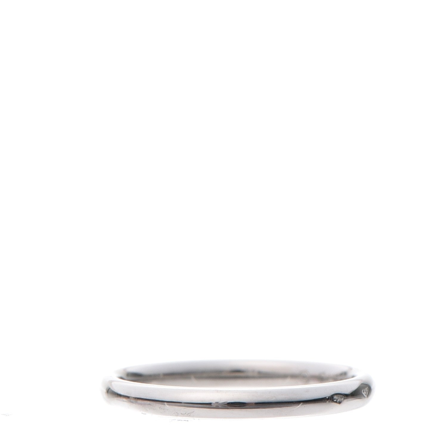 Chanel Platinum Diamond Band Ring 52 6 3 of 6