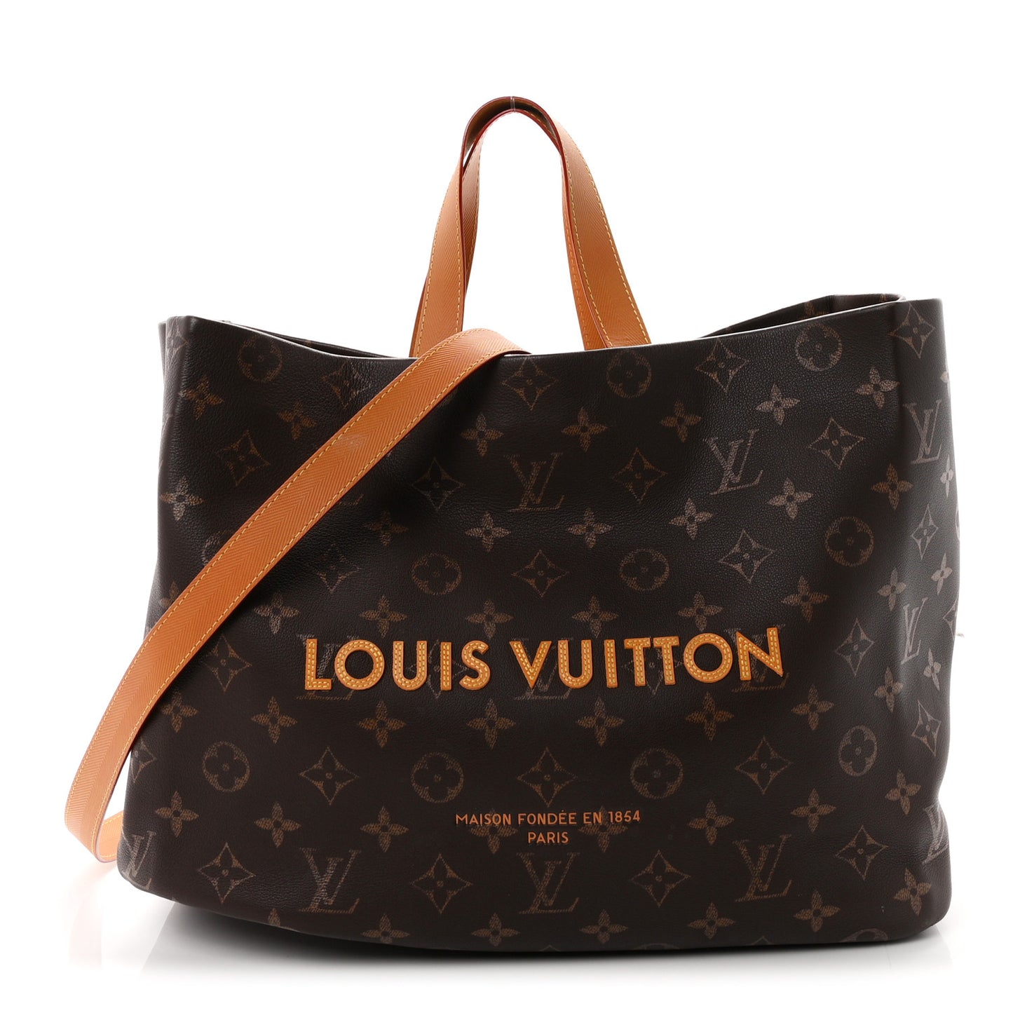 Calfskin Monogram Shopper Tote MM