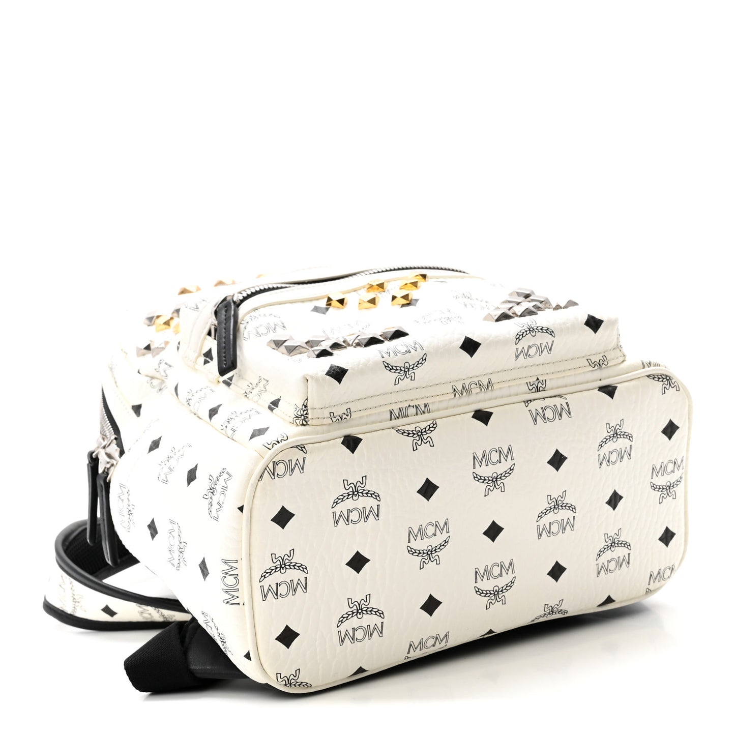 Visetos Studded Small Stark M Backpack White