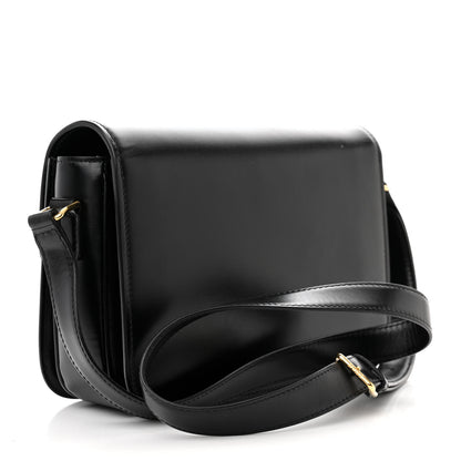 Celine Shiny Calfskin Medium Triomphe Black 3 of 12