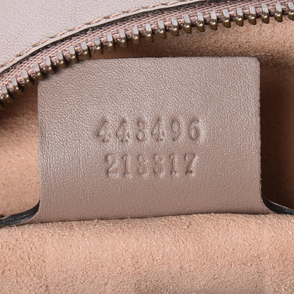 Gucci Calfskin Matelasse Medium GG Marmont Shoulder Bag Porcelain Rose 9 of 9