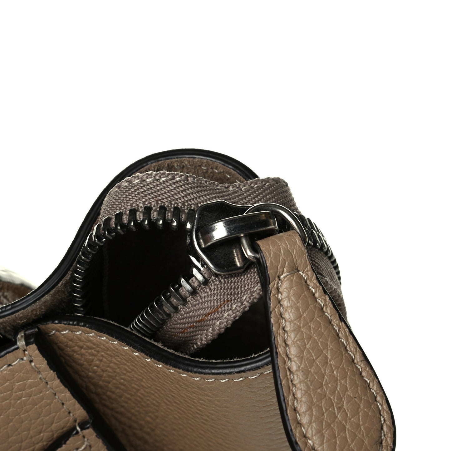 Drummed Calfskin Micro Luggage Dune