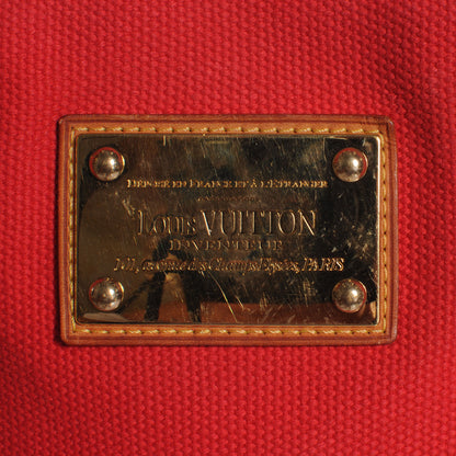 Louis Vuitton Toile Antigua Cabas MM Red Pink 5 of 8