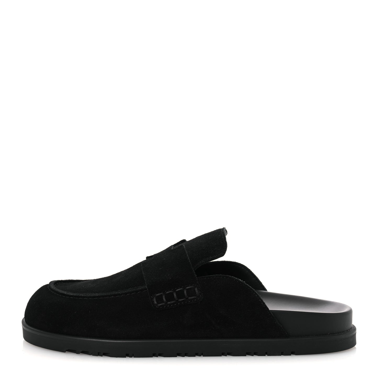 Suede Calfskin Go Mules 39 Black
