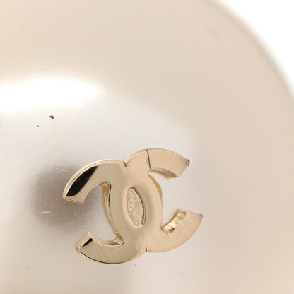 Chanel Pearl CC Hair Tie Black White 5 of 5