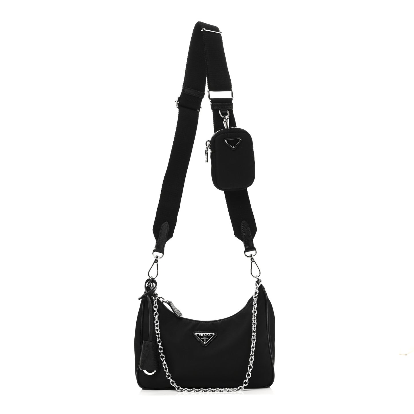 Nylon Re-Edition 2005 Shoulder Bag Black