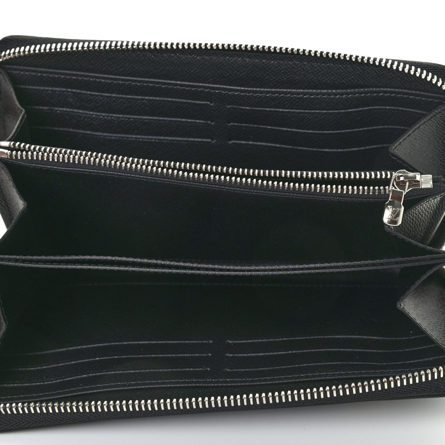 Louis Vuitton Epi LV Stories Zippy Wallet Black 5 of 7