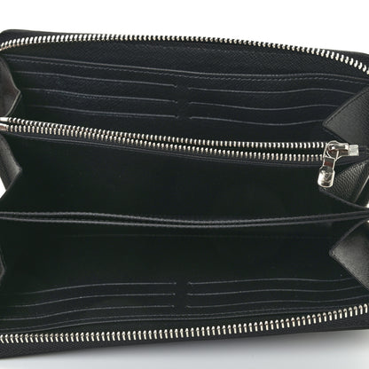 Louis Vuitton Epi LV Stories Zippy Wallet Black 5 of 7