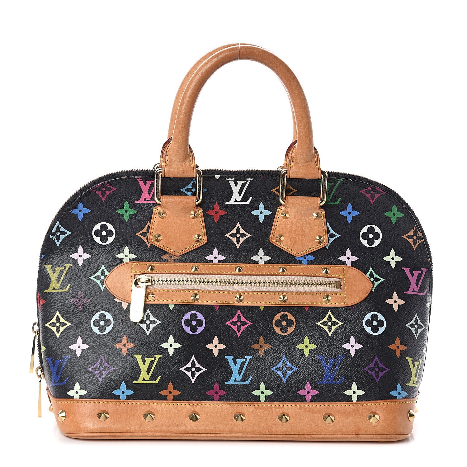 Louis Vuitton Monogram Multicolor Alma Black 1 of 9
