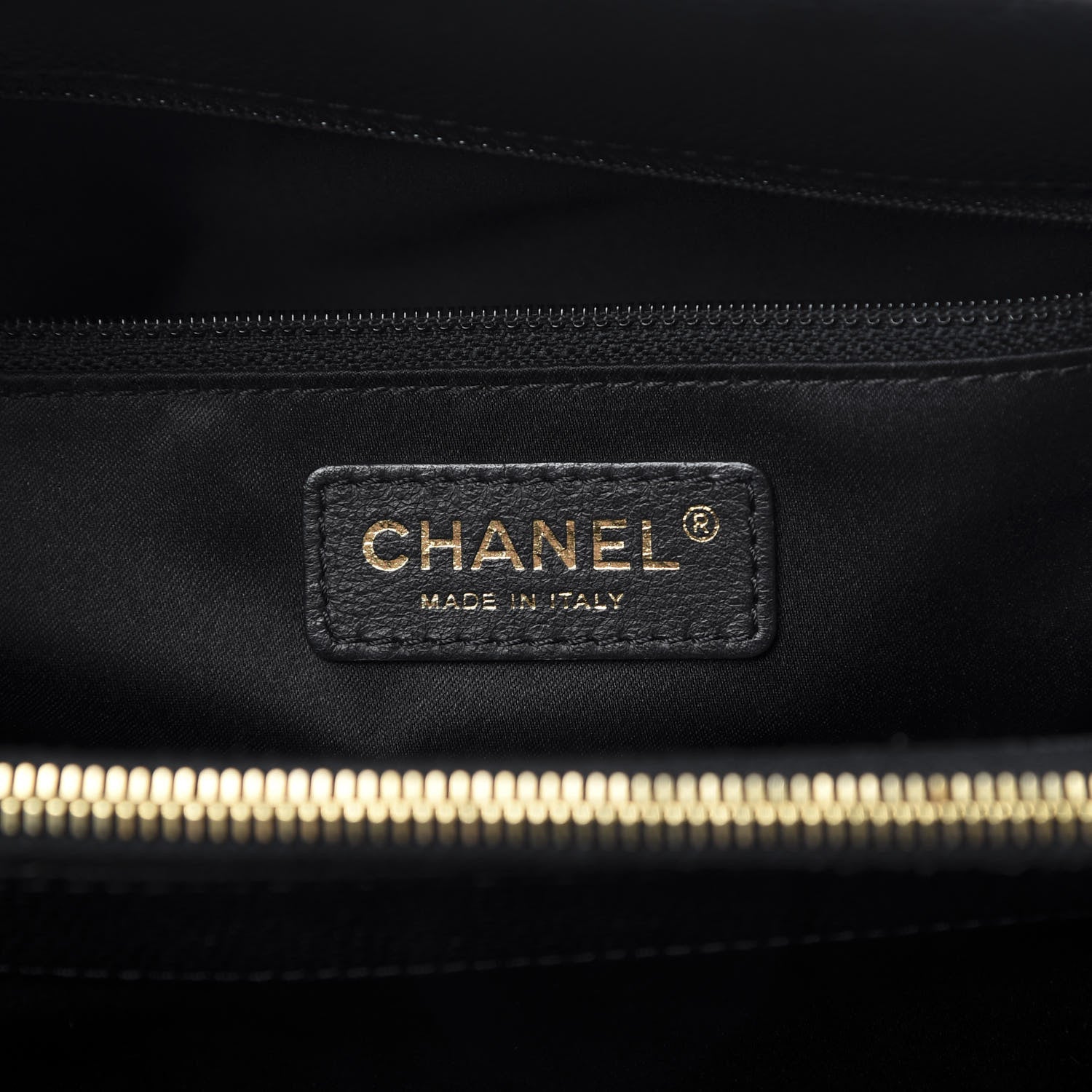 Chanel Caviar Quilted Grand Shopping Tote GST Black 6 of 14