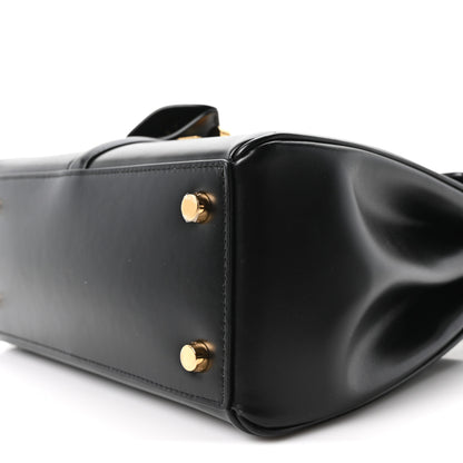 Celine Satinated Calfskin Mini 16 Top Handle Bag Black 10 of 10