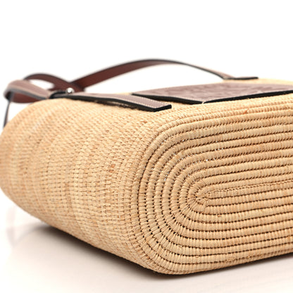 Loewe Raffia Small Square Basket Tote Bag Natural Tan 8 of 9