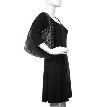 Bottega Veneta Nappa Intrecciato Large Veneta Hobo Black 2 of 8