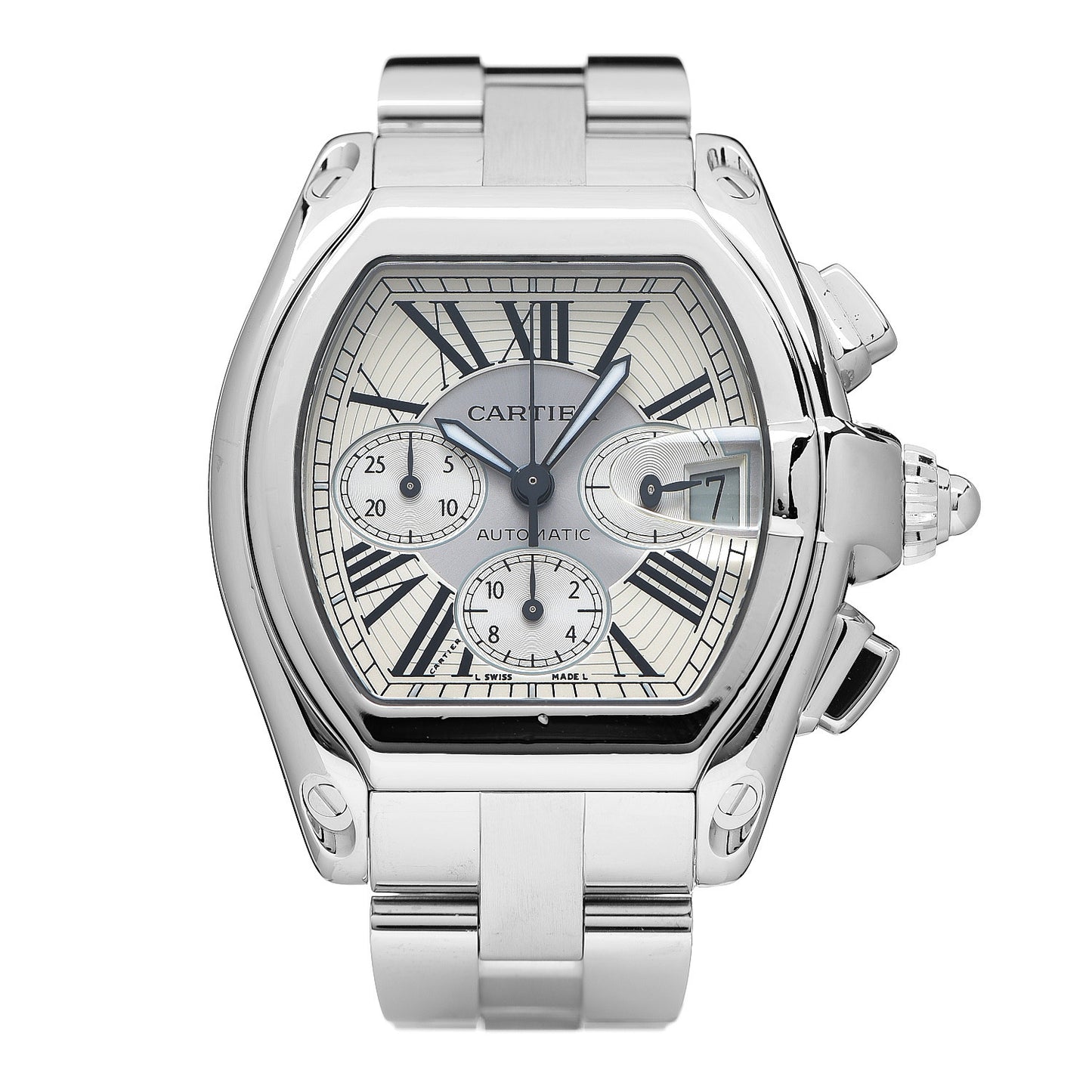 Stainless Steel 42mm Roadster Chronograph Automatic Watch