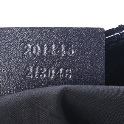 Gucci Imprime Monogram Medium Flat Messenger Bag Navy 7 of 9