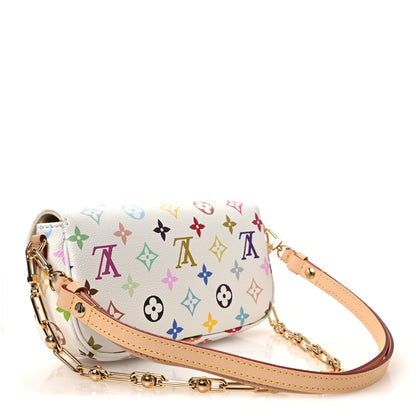 Louis Vuitton LV X TM Monogram Multicolor Ivy Wallet On Chain White 3 of 9