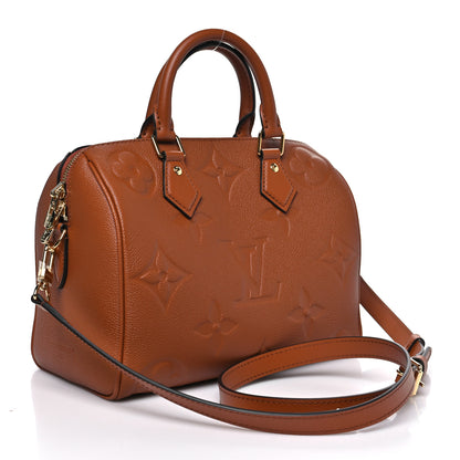 Louis Vuitton Empreinte Monogram Giant Speedy Bandouliere 25 Cognac 3 of 10