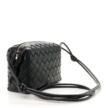 Bottega Veneta Nappa Intrecciato Mini Loop Camera Bag Black 2 of 12