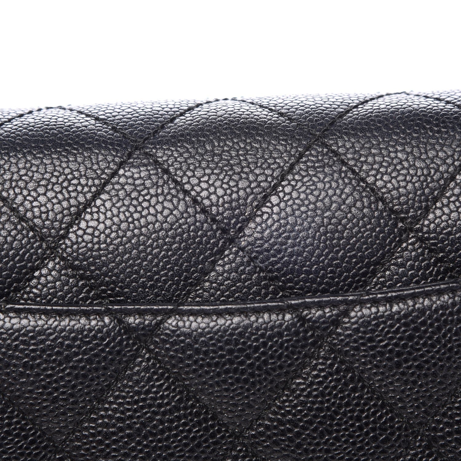Chanel Caviar Quilted Jumbo Kelly Flap Black 14 of 14