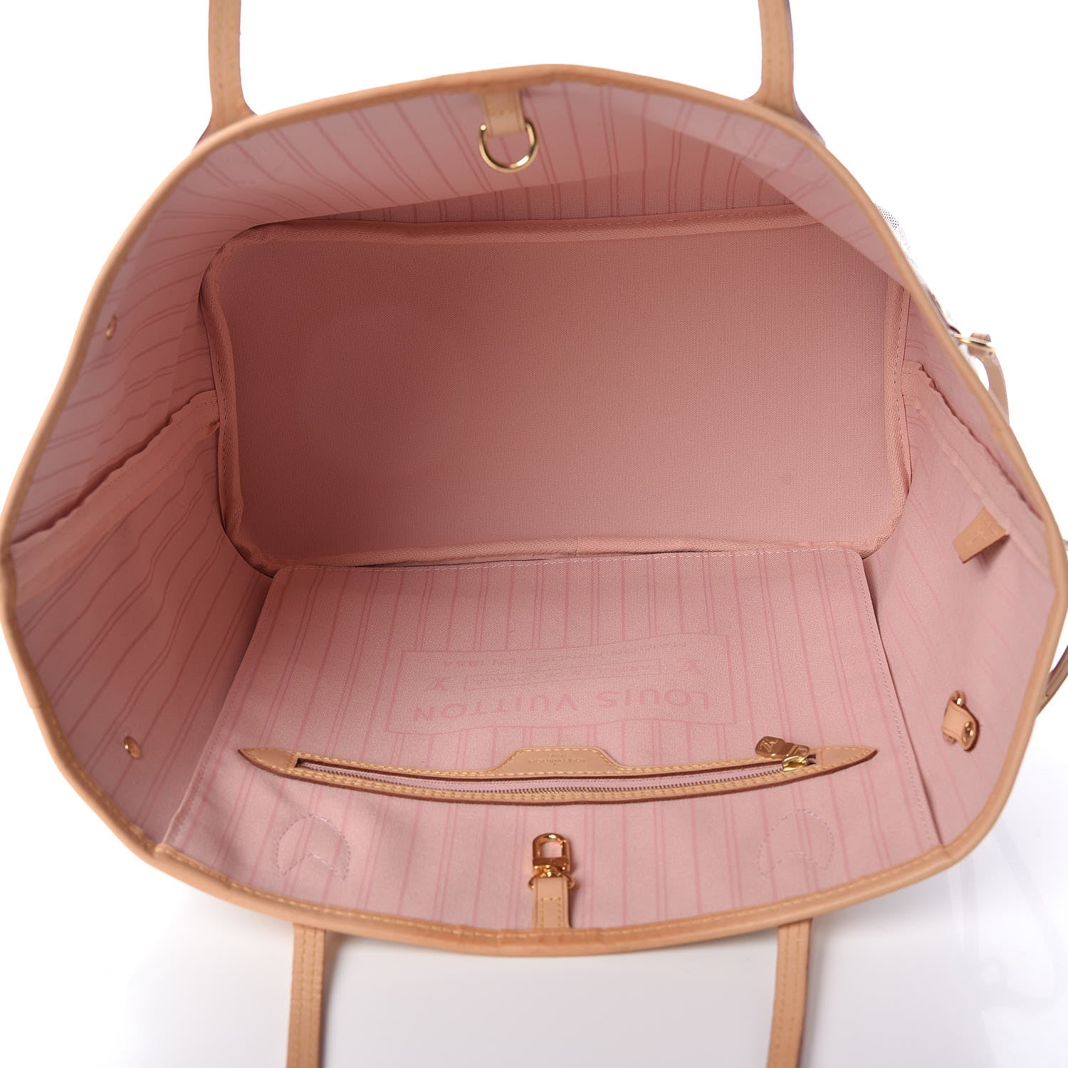 Louis Vuitton Damier Azur Neo Neverfull MM Rose Ballerine 5 of 10