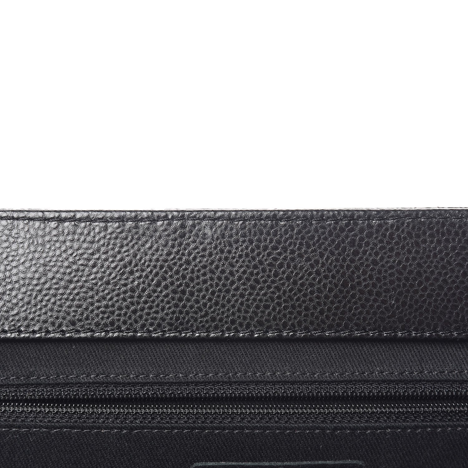 Chanel Caviar Quilted CC Large Clutch Black 12 of 13