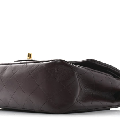 Chanel Lambskin Quilted Medium Double Flap Burgundy 9 of 9