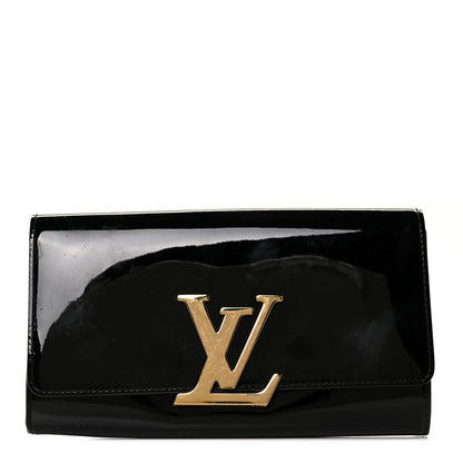 Louis Vuitton Patent Louise Clutch Black 1 of 10