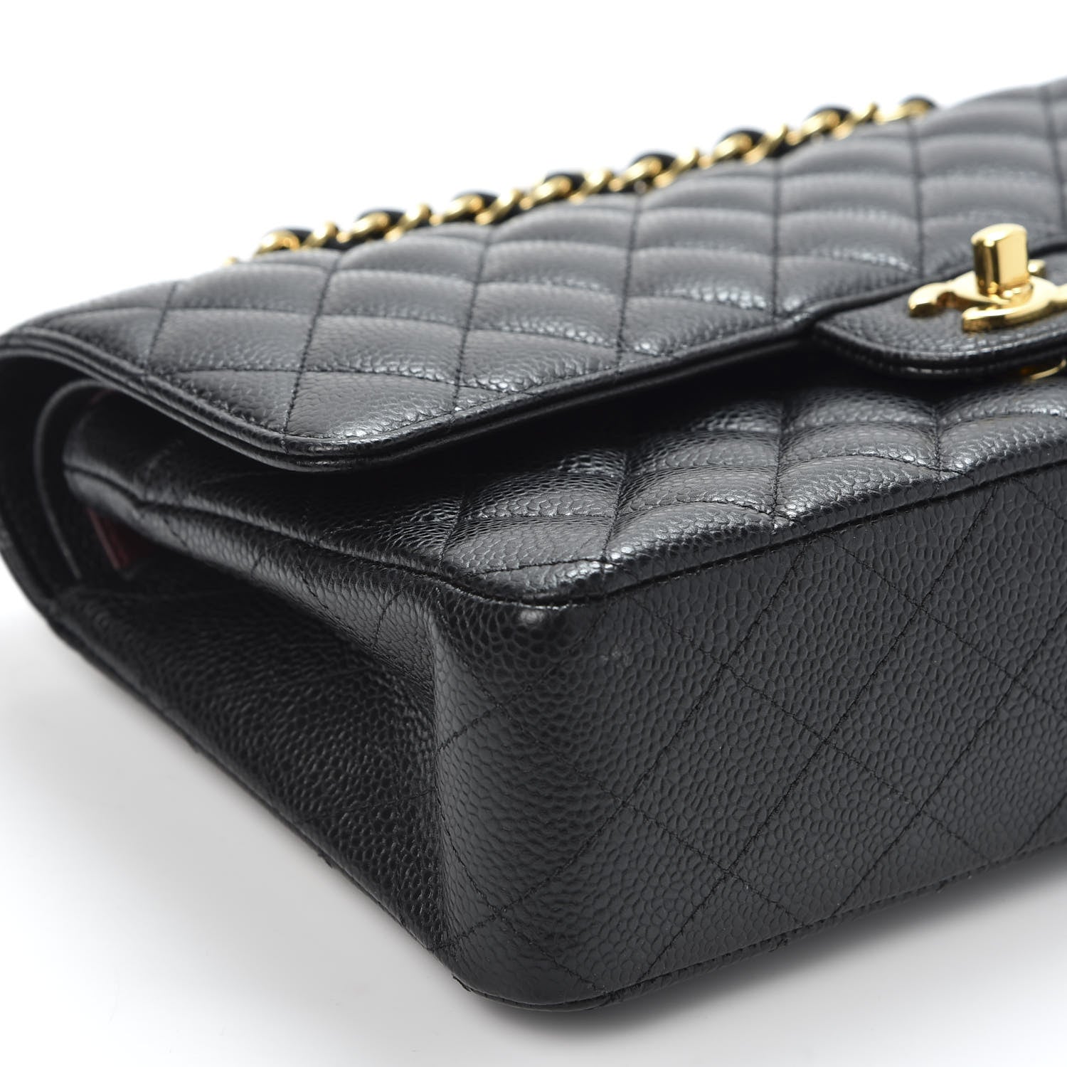 Chanel Caviar Quilted Medium Double Flap Black 5 of 9