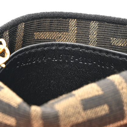 Fendi Fabric Jacquard FF 1974 Nano Baguette Charm Tobacco Moro Black 7 of 10