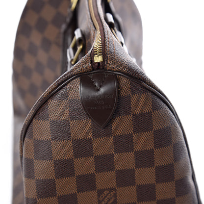 Louis Vuitton Damier Ebene Speedy 30 6 of 16