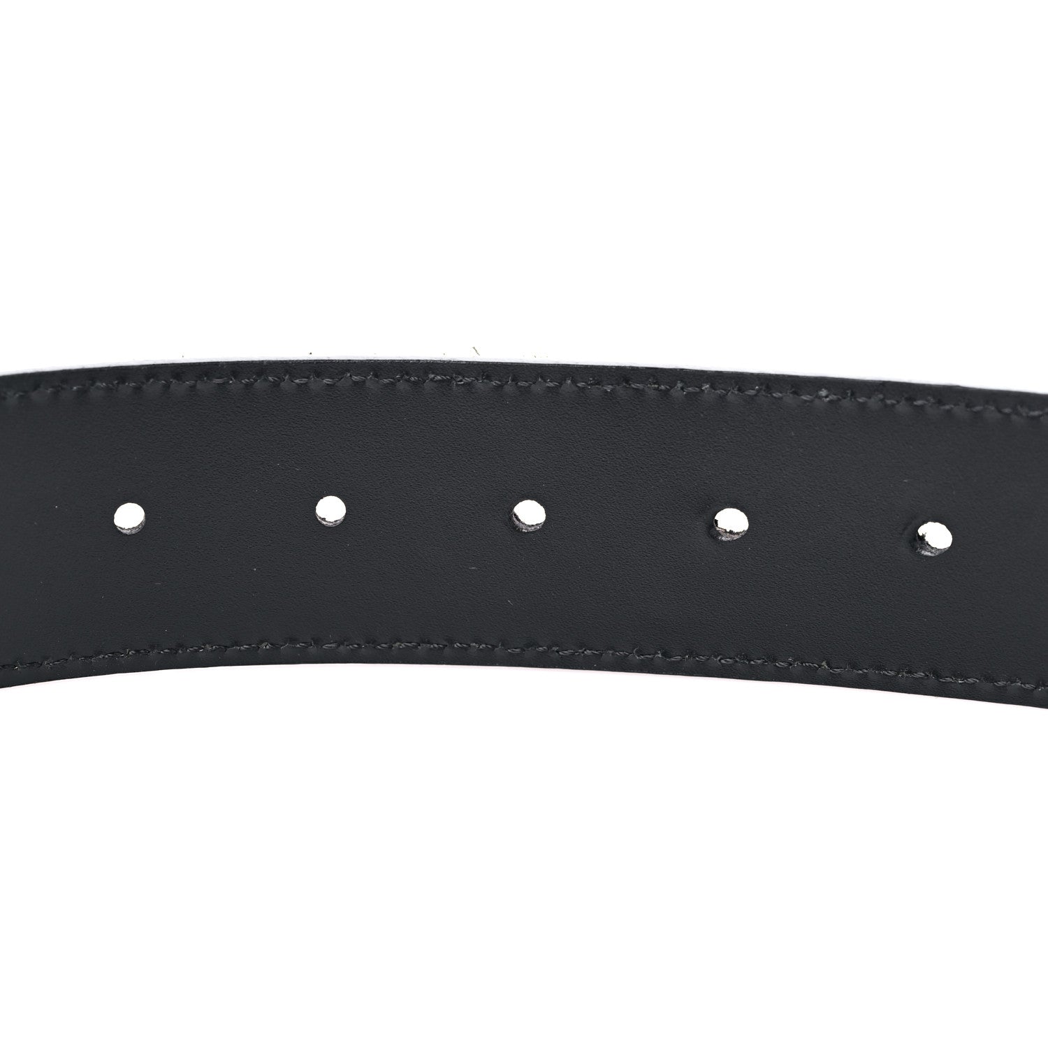 Louis Vuitton Suede Calfskin Mini Damier 40mm LV Initiales Belt 110 44 Carbone 5 of 8
